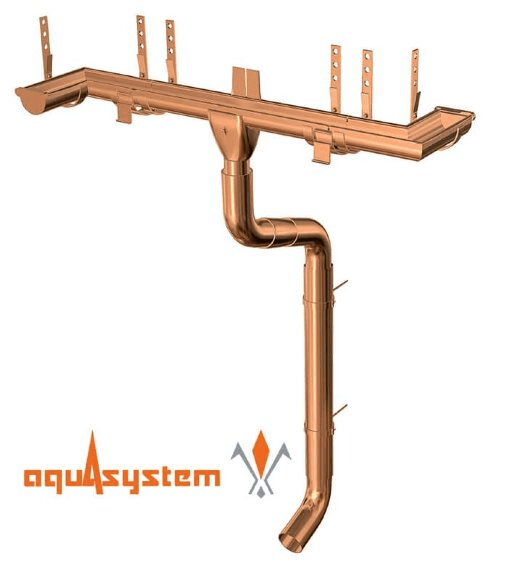 Водосточная система aquasystem - photo 2