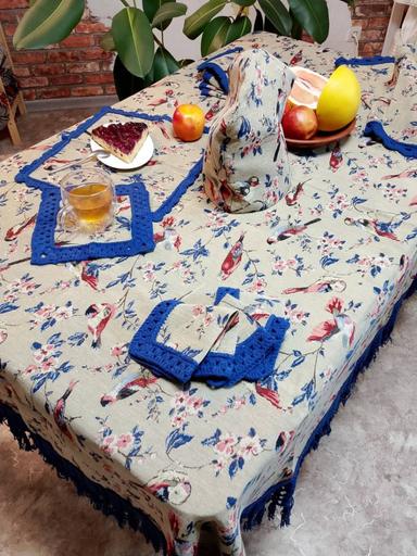 Столовый текстильный набор "Танцы пернатых"