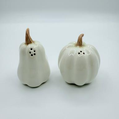 Набор для специй "Тыквы", цвет белый