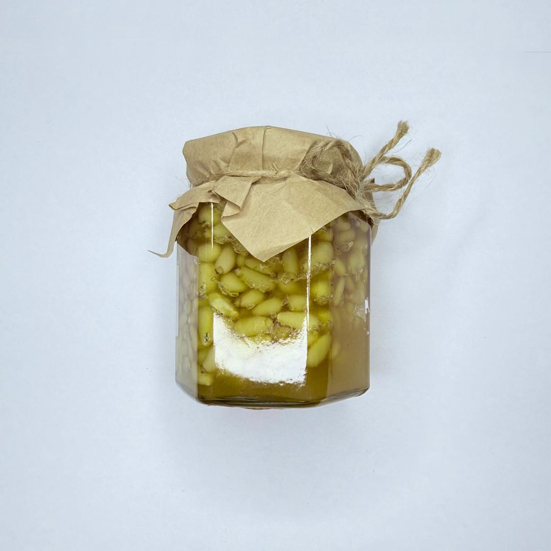 Кедровый орех в меду ст/б 220 гр. - photo 1