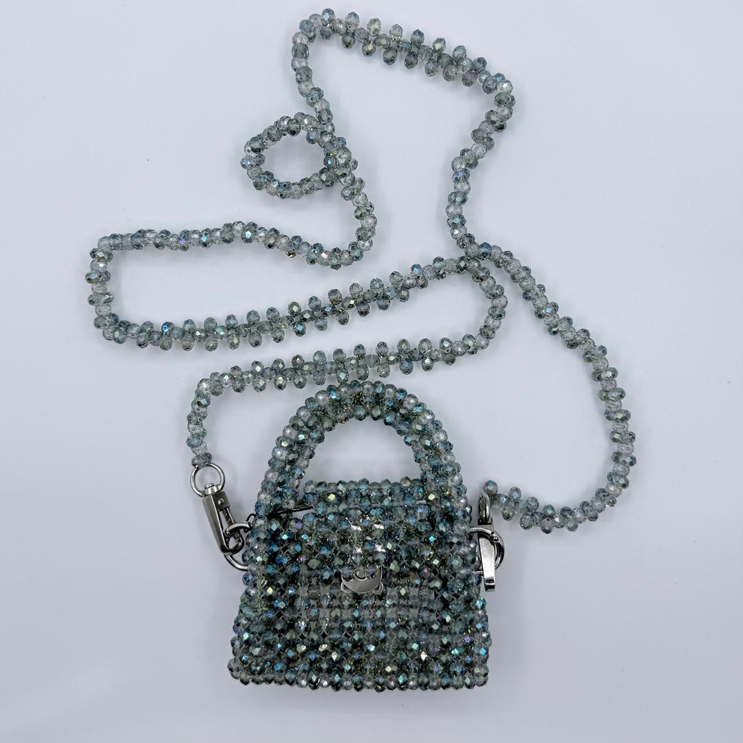 Сумочка Mini из хрустальных бусин - photo 1