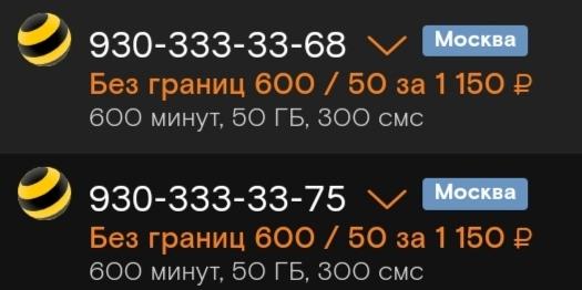 Золотые номера